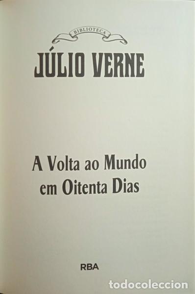 Libros: VERNE. (Jules) - A VOLTA AO MUNDO EM OITENTA DIAS. - Foto 2