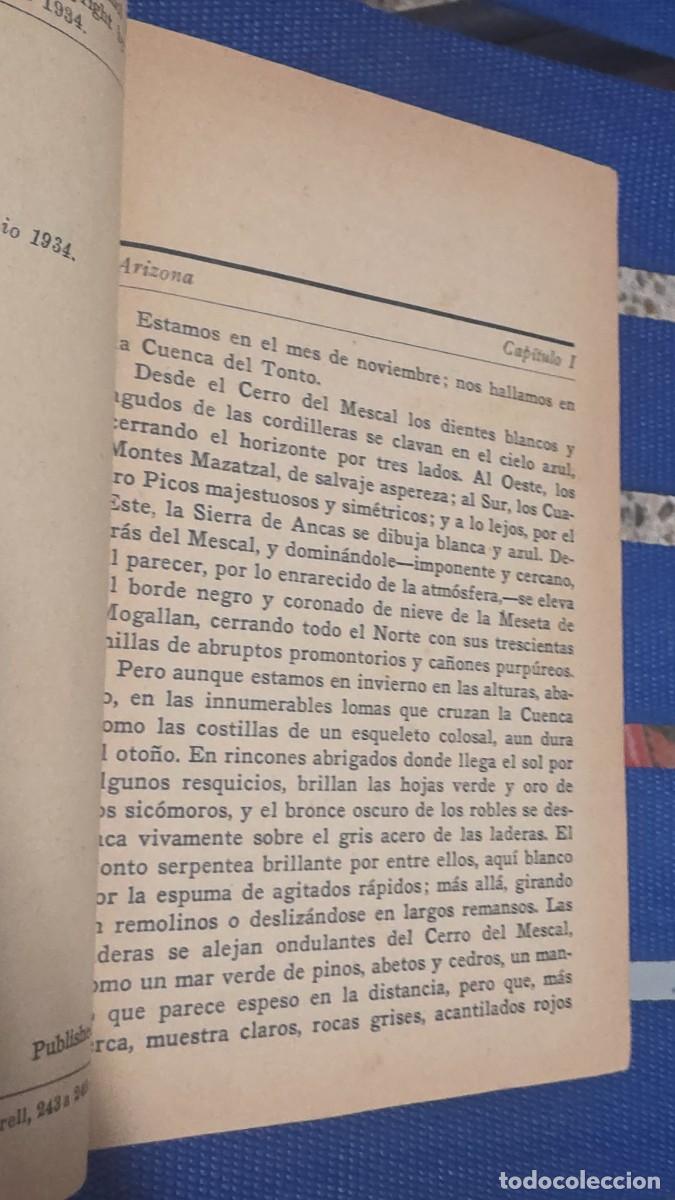 Libros: Arizona, Zane Grey - 1934 - Foto 4