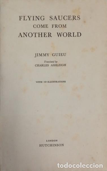 B&uuml;cher: GUIEU. (Jimmy) - FLYING SAUCERS COME FROM ANOTHER WORLD.
