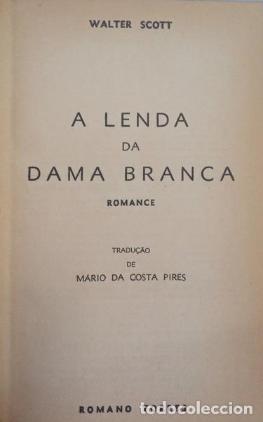 Libros: SCOTT. (Walter) - A LENDA DA DAMA BRANCA. - Foto 2