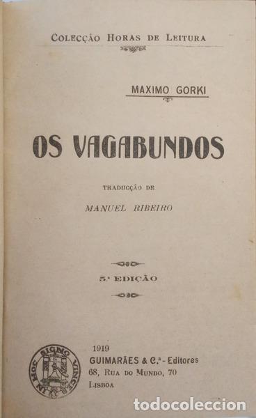 Libros: GORKI. (M&aacute;ximo) - OS VAGABUNDOS. [5.&ordf; EDI&Ccedil;&Atilde;O] - Foto 2