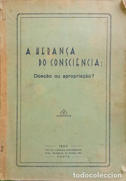Libri di seconda mano: HERAN&Ccedil;A (A) DO CONSCI&Ecirc;NCIA: DOA&Ccedil;&Atilde;O OU APROPRIA&Ccedil;&Atilde;O?