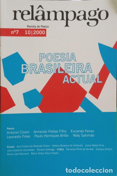 books: REL&Acirc;MPAGO, N.&ordm; 7, 10/2000: POESIA BRASILEIRA ACTUAL.