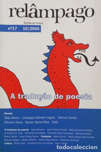 books: REL&Acirc;MPAGO, N.&ordm; 17, ANO IX, OUTUBRO DE 2005: A TRADU&Ccedil;&Atilde;O DE POESIA.