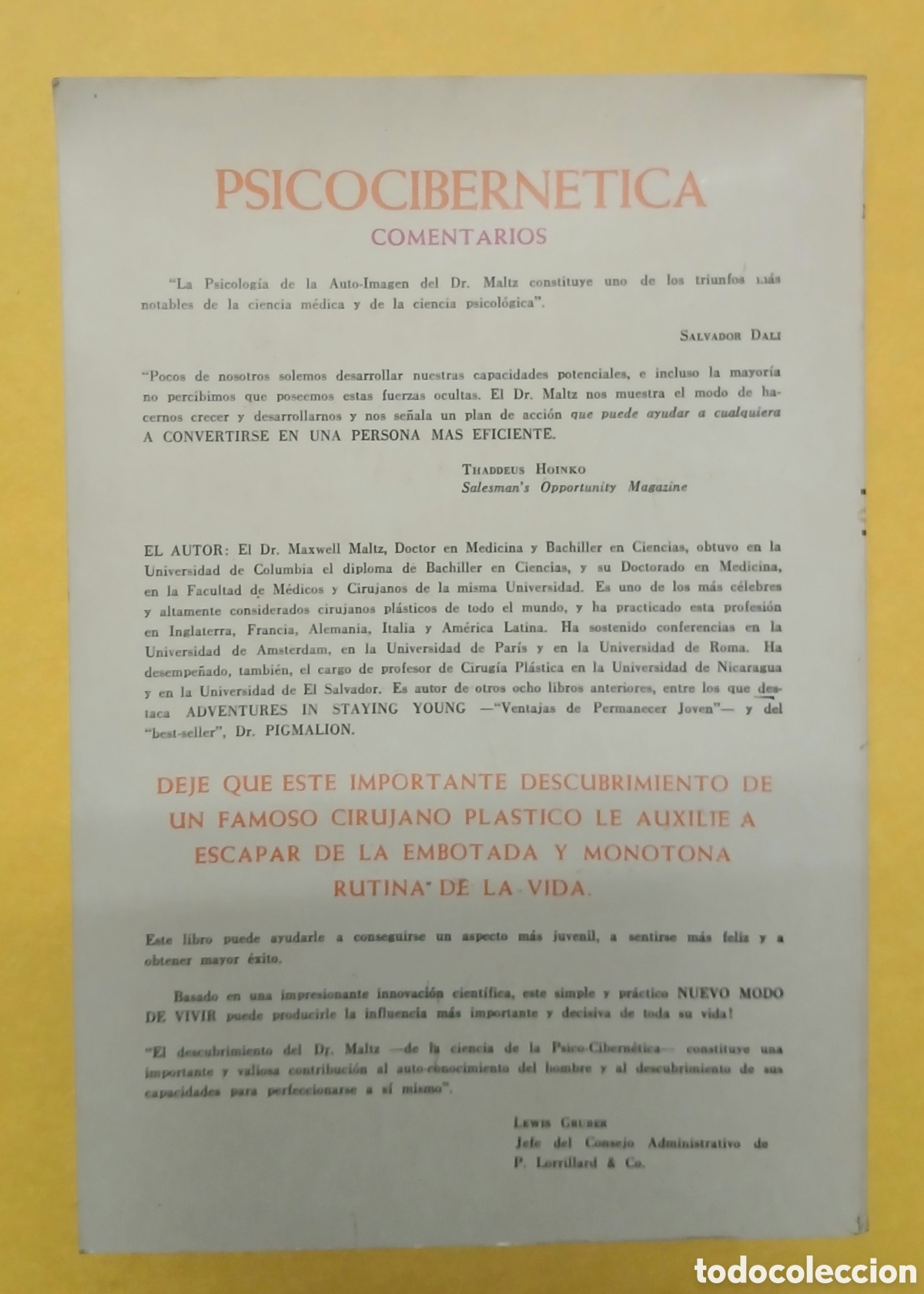 Libros: la psico-cibern&eacute;tica Maxwell Maltz - Foto 2