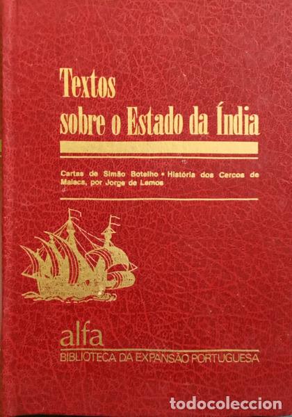 B&uuml;cher: BOTELHO. (Sim&atilde;o) e Jorge Lemos. - TEXTOS SOBRE O ESTADO DA &Iacute;NDIA.