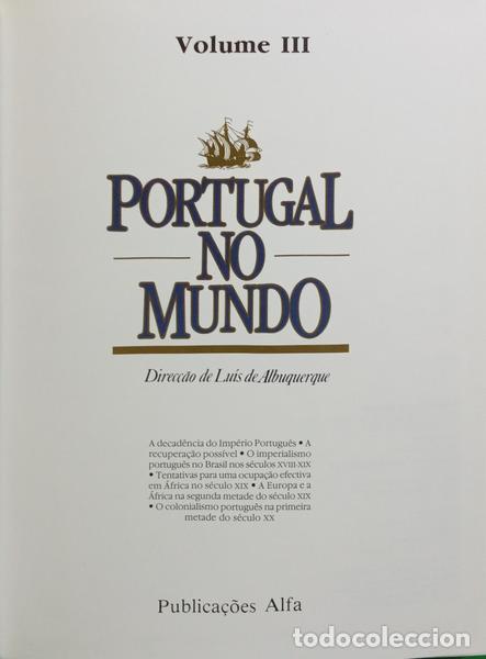 Libri di seconda mano: ALBUQUERQUE. (Lu&iacute;s de) - PORTUGAL NO MUNDO, VOLUME III.