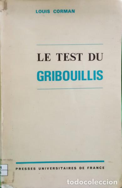 Libros: COURMAN. (Louis) - LE TEST DU GRIBOUILLIS. - Foto 1