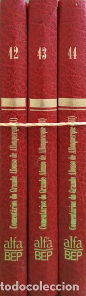 Libros: ALBUQUERQUE. (Br&aacute;s de) - COMENT&Aacute;RIOS DO GRANDE AFONSO DE ABULQUERQUE. [3 Vols.] - Foto 3