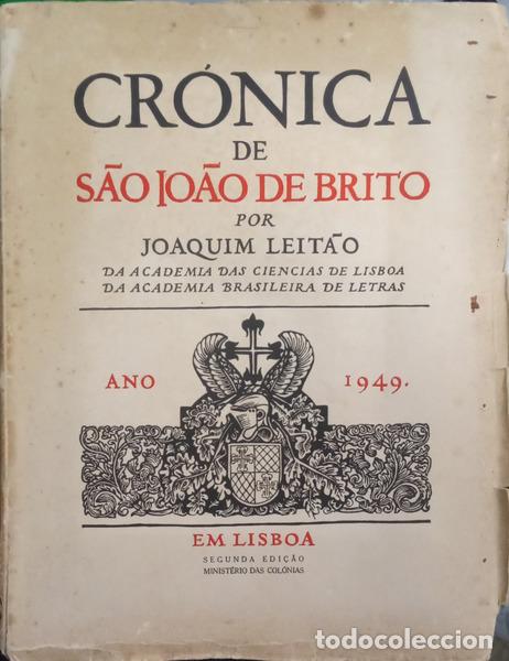 books: LEIT&Atilde;O. (Joaquim) - CR&Oacute;NICA DE S. JO&Atilde;O DE BRITO.