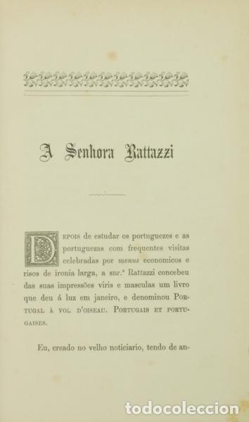Libros: CASTELO BRANCO. (Camilo) - A SENHORA RATTAZZI. [5 OBRAS] - Foto 2