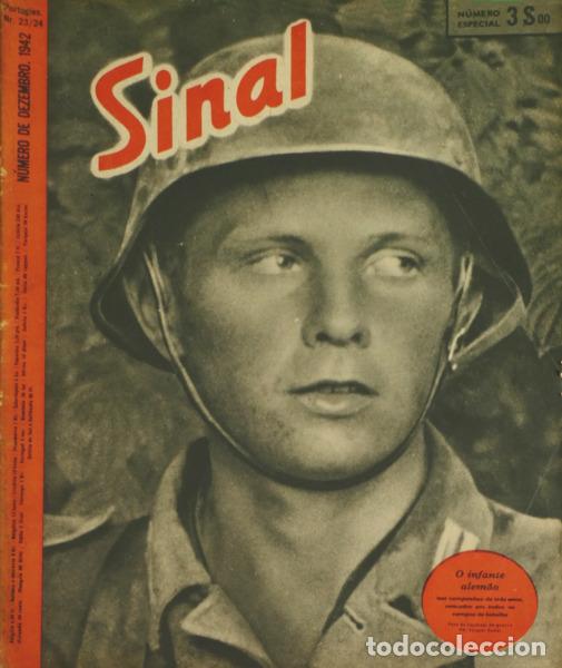 Libros: SIGNAL/SINAL, N.&ordm; 23/24, 3.&ordm; ANO, ESPECIAL - DEZEMBRO 1942 - N.&ordm; 7 DE 1944. [17 N&Uacute;MEROS - EDI&Ccedil;&Atilde;O EM