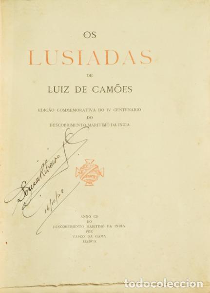 Libros: CAM&Otilde;ES. (Lu&iacute;s Vaz de) - OS LUS&Iacute;ADAS. [ED. 1898]