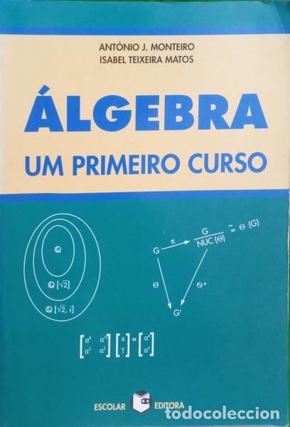 Libri di seconda mano: MONTEIRO. (Ant&oacute;nio J.) e Isabel Teixeira de Matos. - &Aacute;LGEBRA, UM PRIMEIRO CURSO.