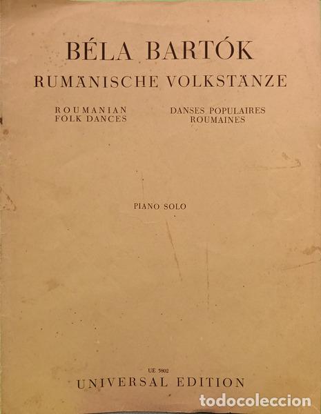 Libri di seconda mano: BART&Oacute;K. (B&eacute;la) - RUM&Auml;NISCHE VOLKST&Auml;NZE F&Uuml;R KLAVIER ZU ZWEI H&Auml;NDEN.