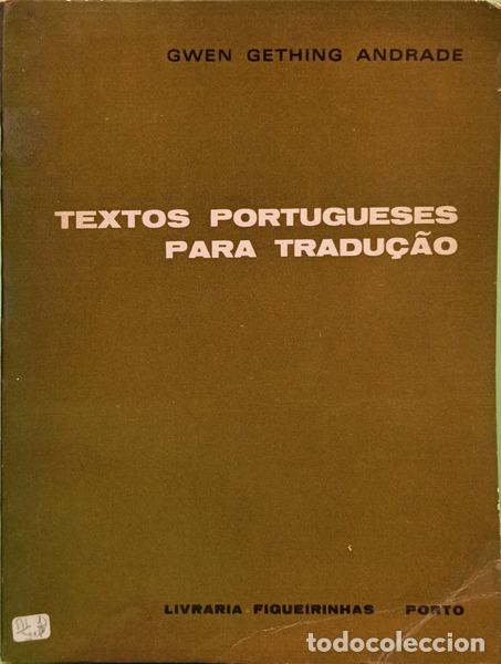 Libri di seconda mano: GETHING ANDRADE. (Gwen) - TEXTOS PORTUGUESES PARA TRADU&Ccedil;&Atilde;O.