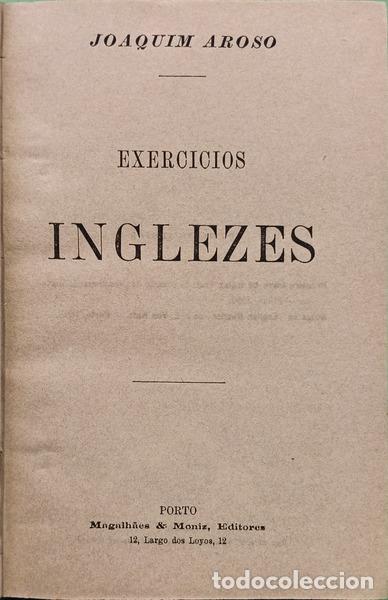 Libri di seconda mano: AROSO. (Joaquim) - EXERCICIOS INGLEZES.