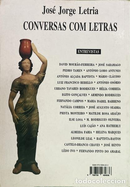 Libros: LETRIA. (Jos&eacute; Jorge) - CONVERSAS COM LETRAS. - Foto 2