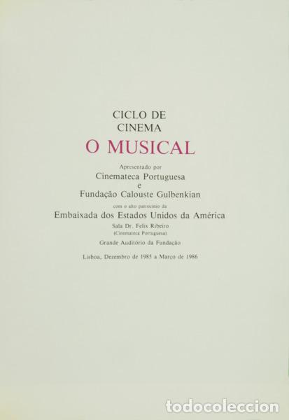 books: B&Eacute;NARD DA COSTA. (Jo&atilde;o) e outros. - CICLO DE CINEMA O MUSICAL.