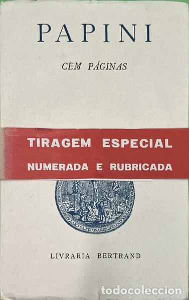 books: PAPINI. (Giovanni) - CEM P&Aacute;GINAS.