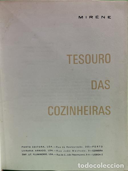 Libros: MIR&Eacute;NE. - TESOURO DAS COZINHEIRAS. - Foto 2