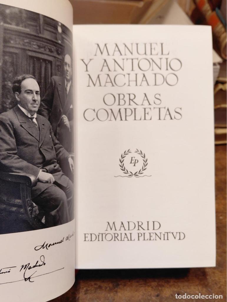 Libros: OBRAS COMPLETAS. 5&ordf; Ed. - MACHADO, Manuel y Antonio - Foto 2