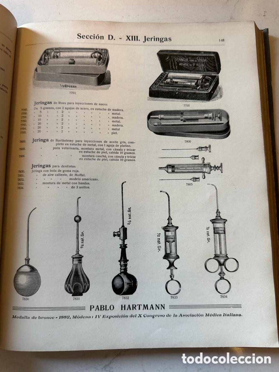 Libros: Cat&aacute;logo General Antiguo Pablo Hartmann - Foto 7