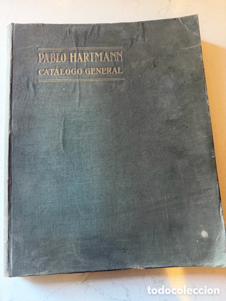 Libros: Cat&aacute;logo General Antiguo Pablo Hartmann