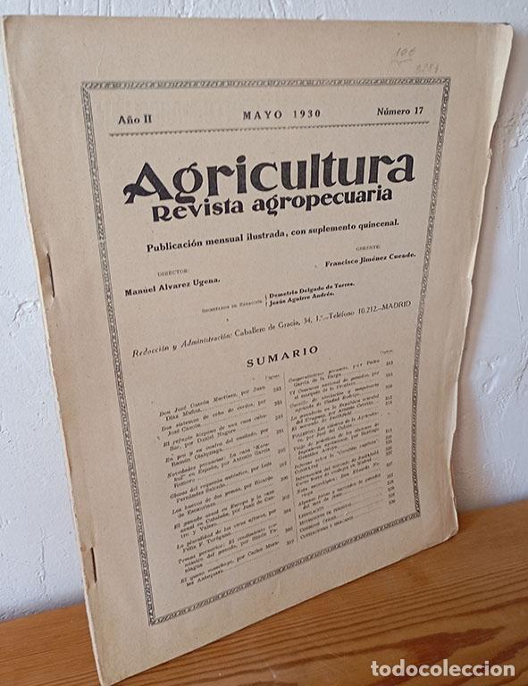 books: AGRICULTURA. Revista Agropecuaria. N&ordm; 17. / A&ntilde;o II. / Mayo 1930 - VV.AA.