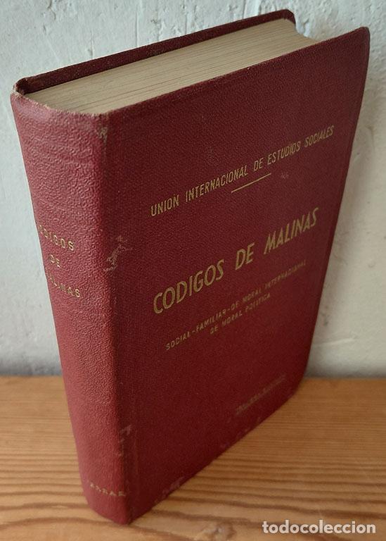 Libros: C&Oacute;DIGOS DE MALINAS. Social - Familiar - Moral internacional - Moral pol&iacute;tica - Pr&oacute;logo, traducci&oacute;n e
