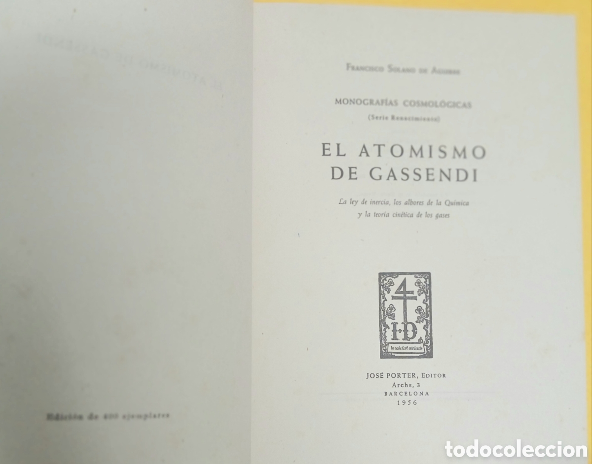 Libros: El Atomismo del Gassendi - Foto 2