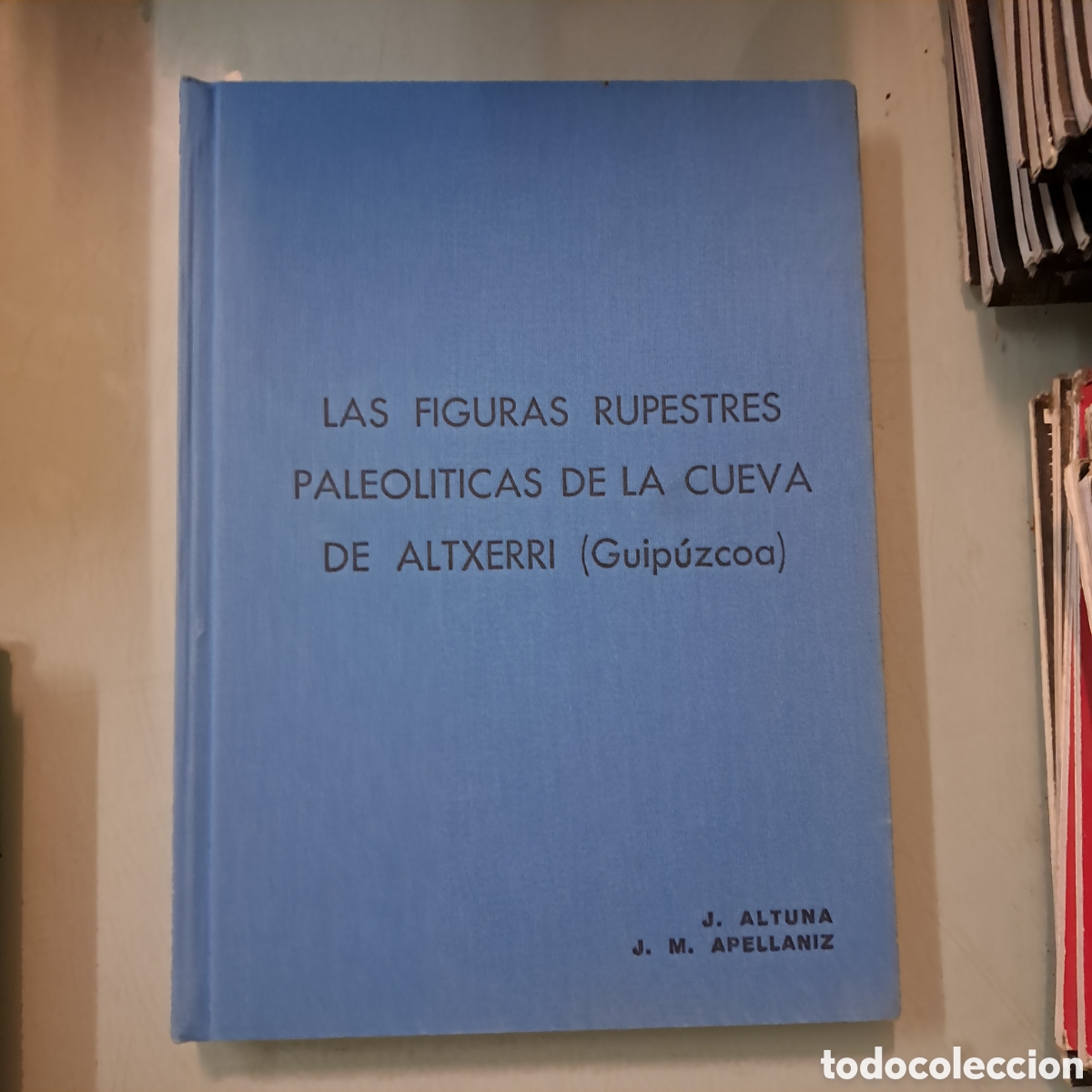 Libros: Alguna, Apellaniz,Las figuras rupestres paleol&iacute;tico de la cueva de Altxerri
