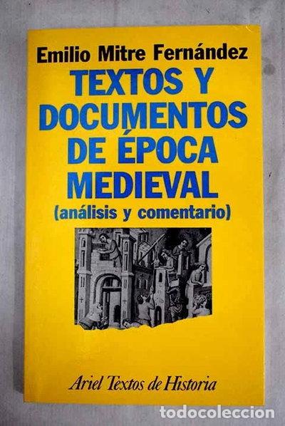 Libros: Textos y documentos de &eacute;poca medieval- 9788434428645 - Foto 1