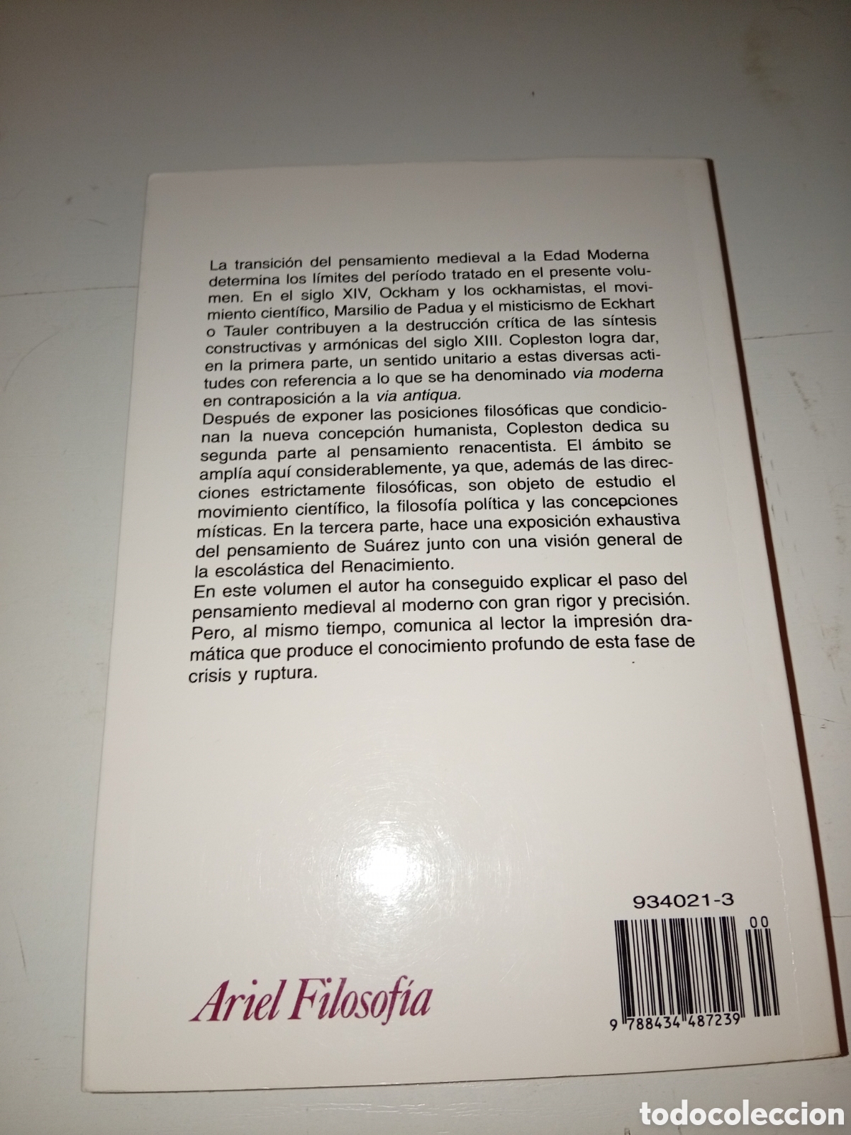 Libros: Historia de la filosof&iacute;a 3: de Ockham a Su&aacute;rez - Foto 3
