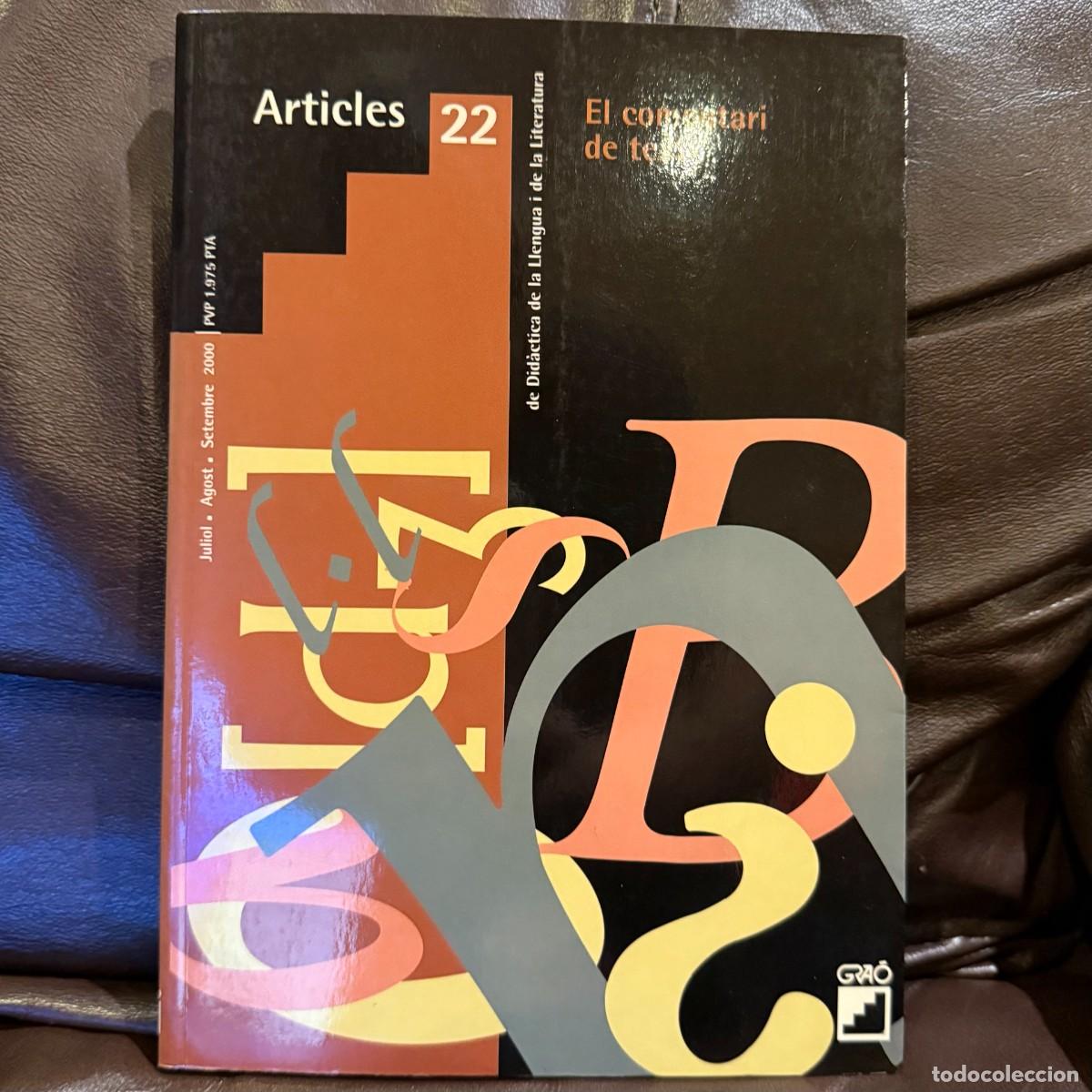 Libros: Articles de did&agrave;ctica de la llengua i de la literatura. El Comentari de Text - AA.VV - Foto 1
