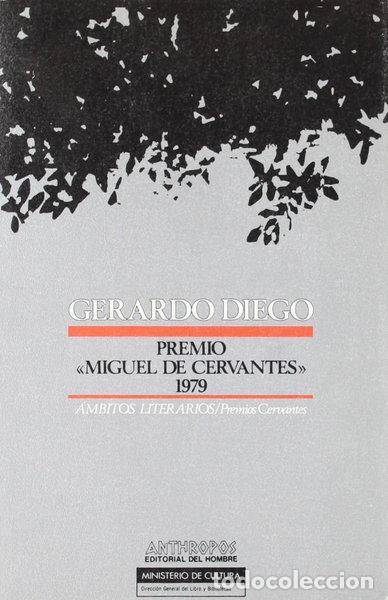 Libros: Gerardo Diego. Premio Miguel de Cervantes 1979- 9788476581650