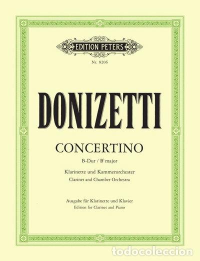 Libros: Concertino in B flat major for clarinet and piano- 9790014062682