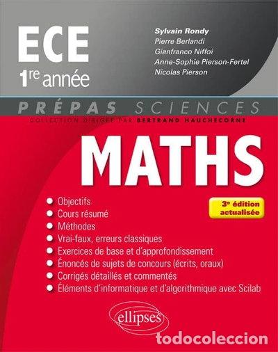 Libros: Math&eacute;matiques ECE 1re ann&eacute;e- 9782340016446