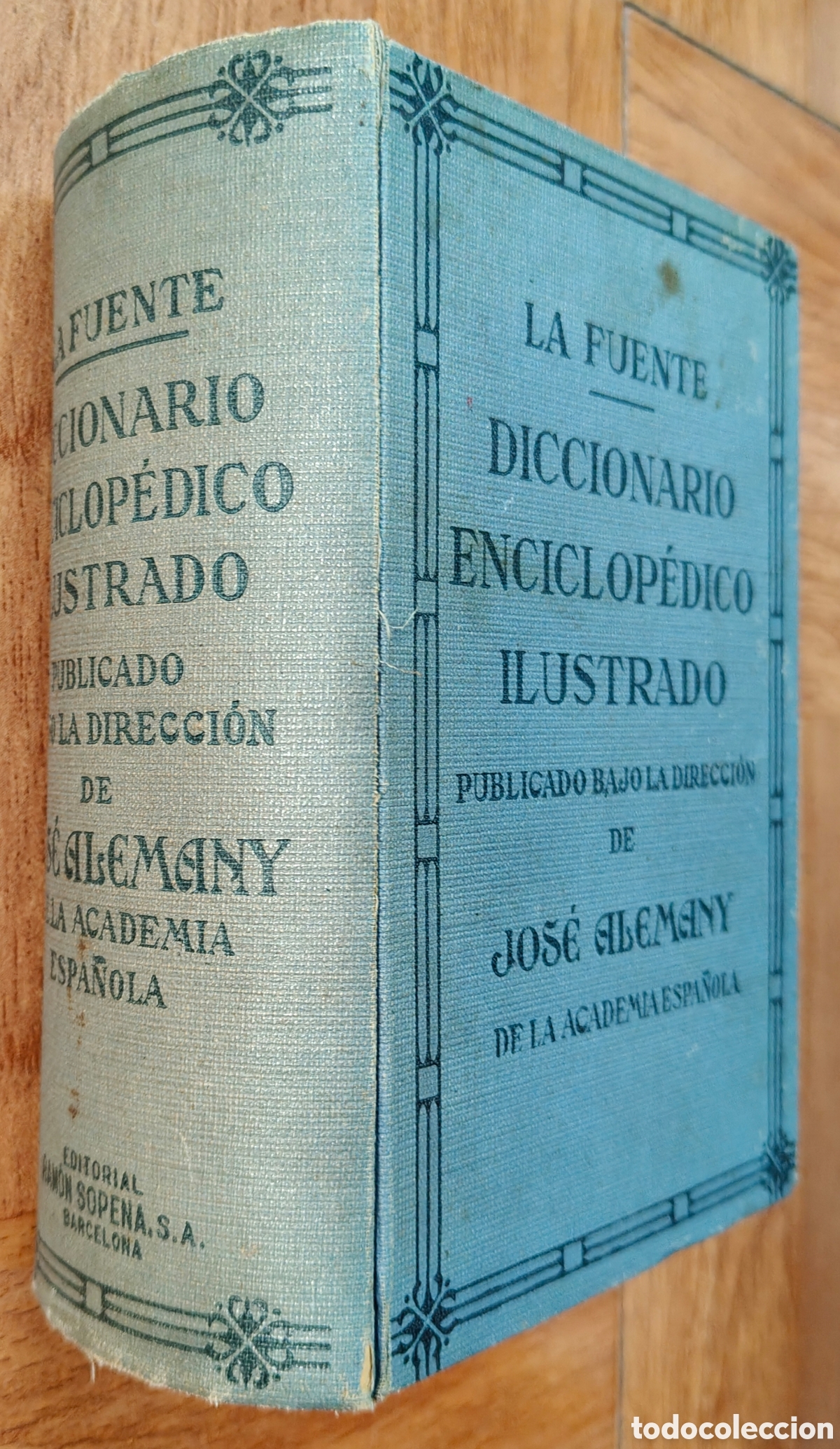 books: Diccionario Enciclop&eacute;dico Ilustrado � Ram&oacute;n Sopena 1936 � La Fuente - Jos&eacute; Alemany