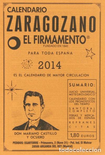 Libros: Calendario Zaragozano 2014- 9788493874926
