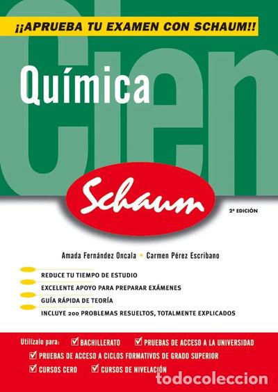 Libros: Qu&iacute;mica Schaum Selectividad- Curso cero- 9788448198510
