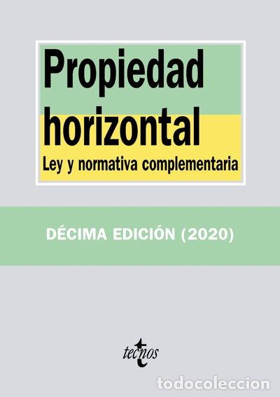 Libros: Propiedad horizontal: Ley y normativa complementaria- 9788430980000