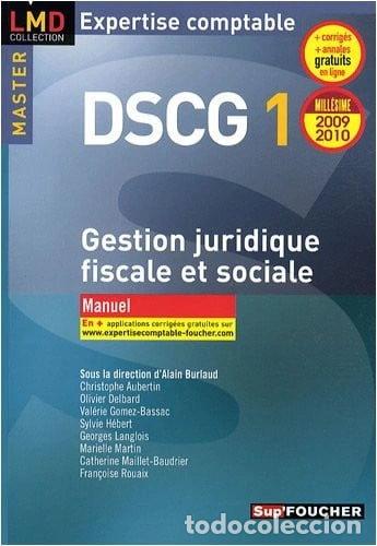 Libros: Gestion juridique, fiscale et sociale DSCG 1- 9782216110353