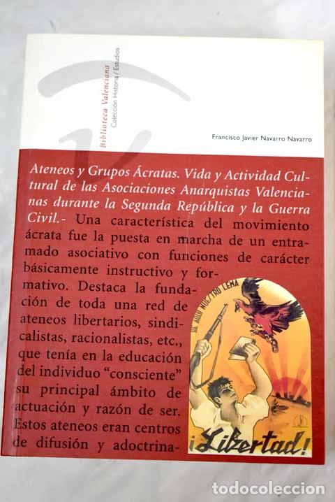 books: Ateneos y grupos &aacute;cratas.- Navarro Navarro, Javier