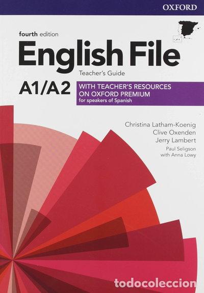 Livres: English File 4th Edition A1/A2. Teacher's Guide + Teacher's Resource Pack- 9780194055895