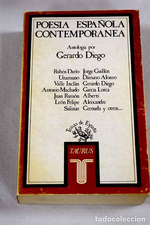 B&uuml;cher: Poes&iacute;a espa&ntilde;ola contempor&aacute;nea: (1901-1934)