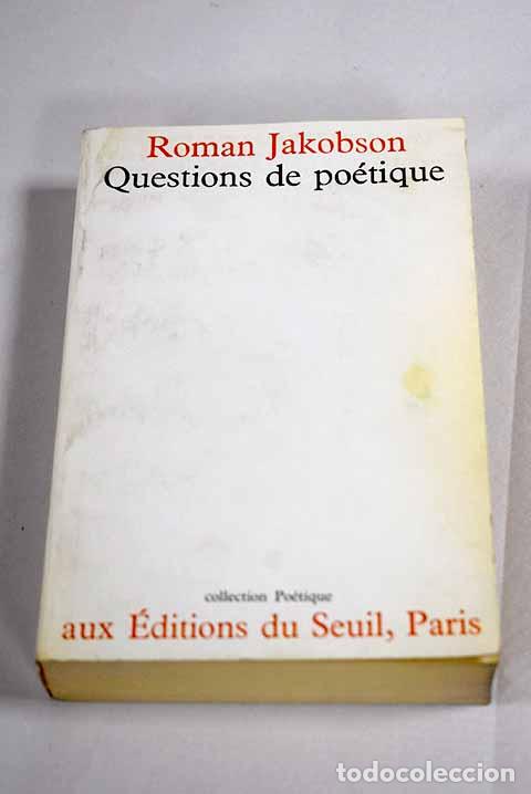 B&uuml;cher: Questions de poetique.- Jakobson, Roman