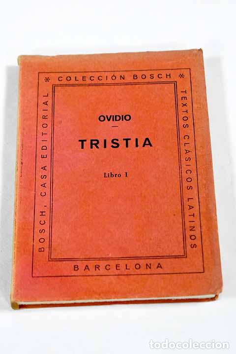 Libros: Tristia, libro I: : BOSCH. - Foto 1