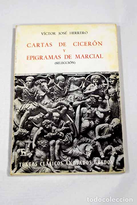 books: Cartas de Cicer&oacute;n y Epigramas de Marcial: (selecci&oacute;n).- Cicer&oacute;n, Marco Tulio