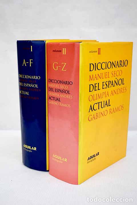 B&uuml;cher: Diccionario del espa&ntilde;ol actual.- Seco, Manuel